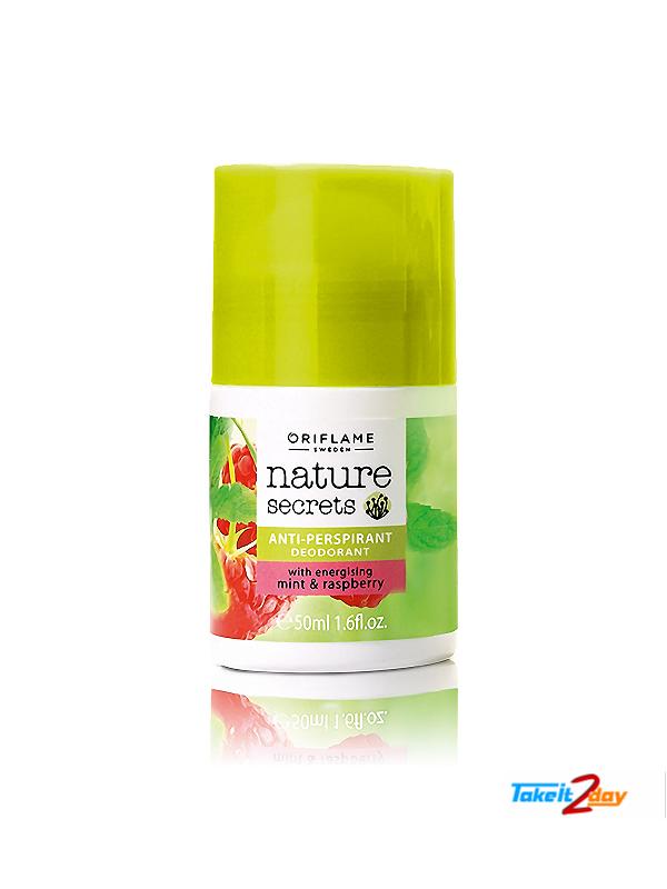 Oriflame Nature Secrets Anti-perspirant Deodorant With Energising Mint & Raspberry 50 Ml (OR22669)